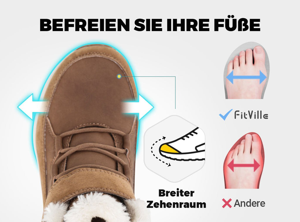 FitVille Damen CozyCore Winterstiefel V12 - 13