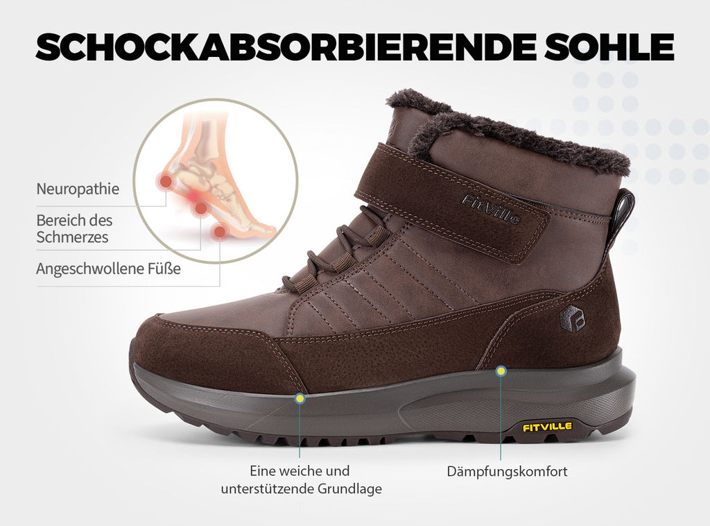 FitVille Herren CozyCore Winterstiefel V8 - 6