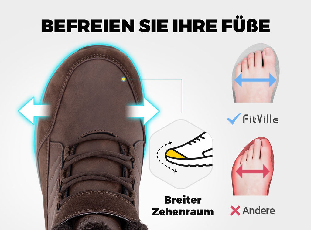 FitVille Herren CozyCore Winterstiefel V8 - 13