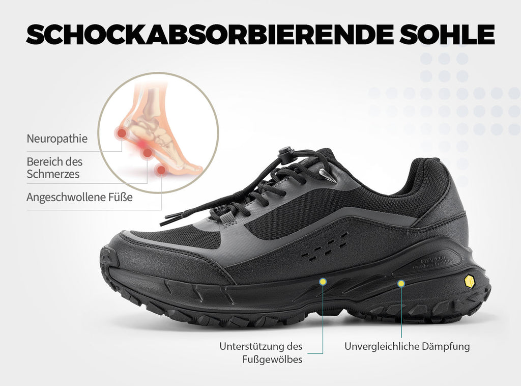 FitVille Herren Low - Top LugMax Wanderschuhe V1 - 12