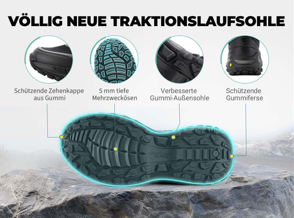 FitVille Herren Low - Top LugMax Wanderschuhe V1 - 15