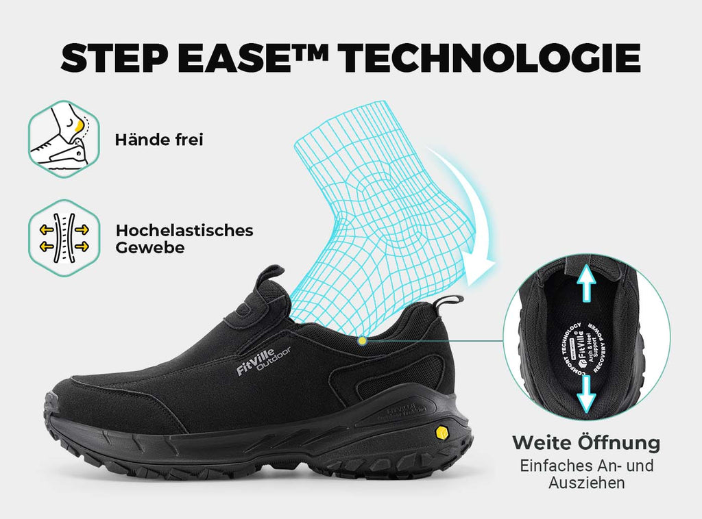 FitVille Herren Low - Top LugMax Outdoor Slip - On V3 - 14