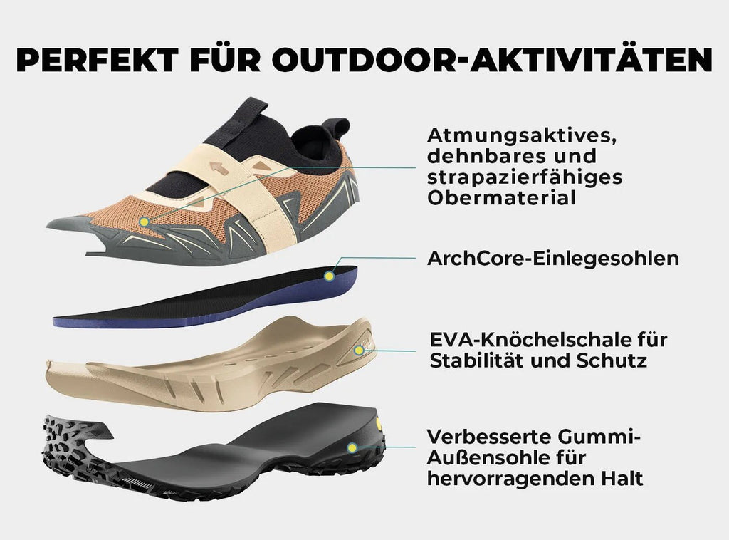 FitVille Herren Low - Top LugMax Wanderschuhe V4 - 13