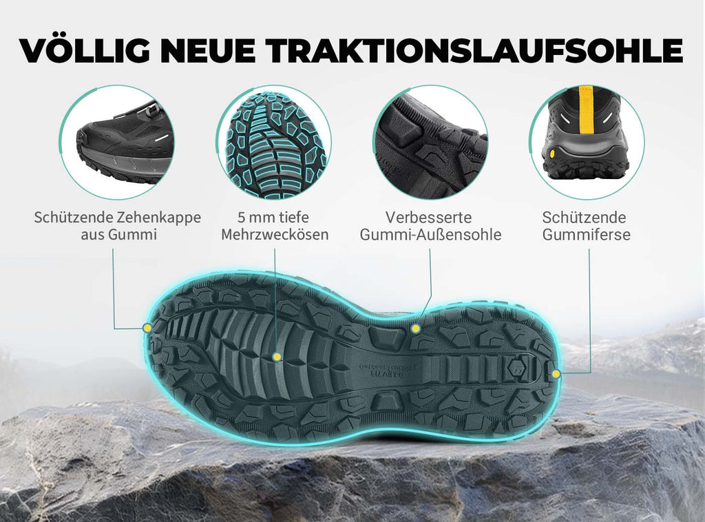 FitVille Herren Low - Top CreekCross Wanderschuhe V1 - 8