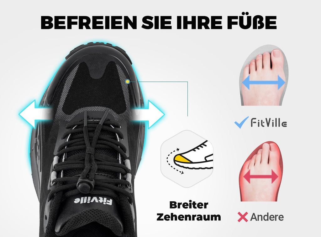 FitVille Herren Low - Top LugMax Wanderschuhe V2 - 2