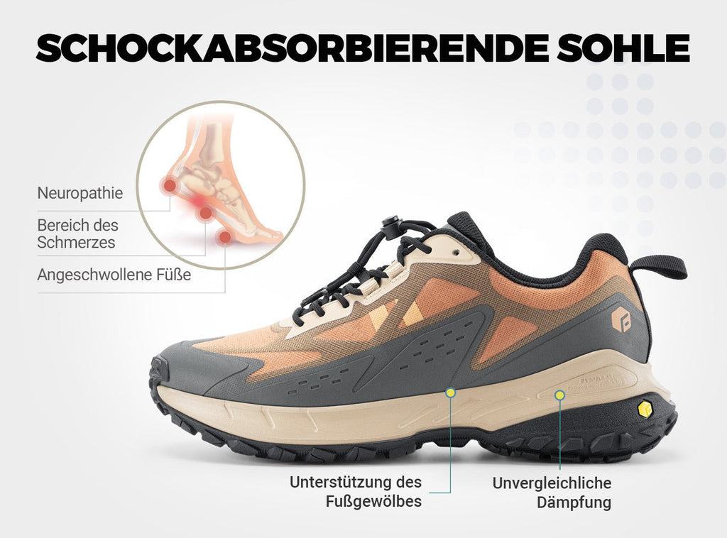 FitVille Herren Low - Top LugMax Wanderschuhe V2 - 13