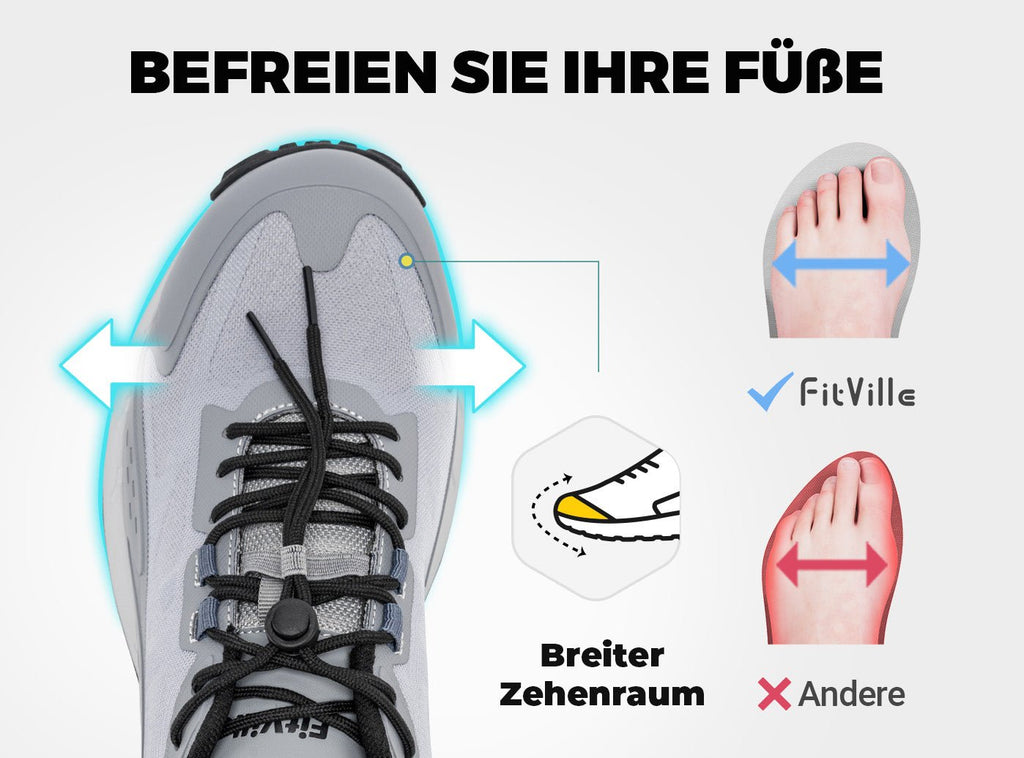 FitVille Herren Low - Top LugMax Wanderschuhe V2 - 20