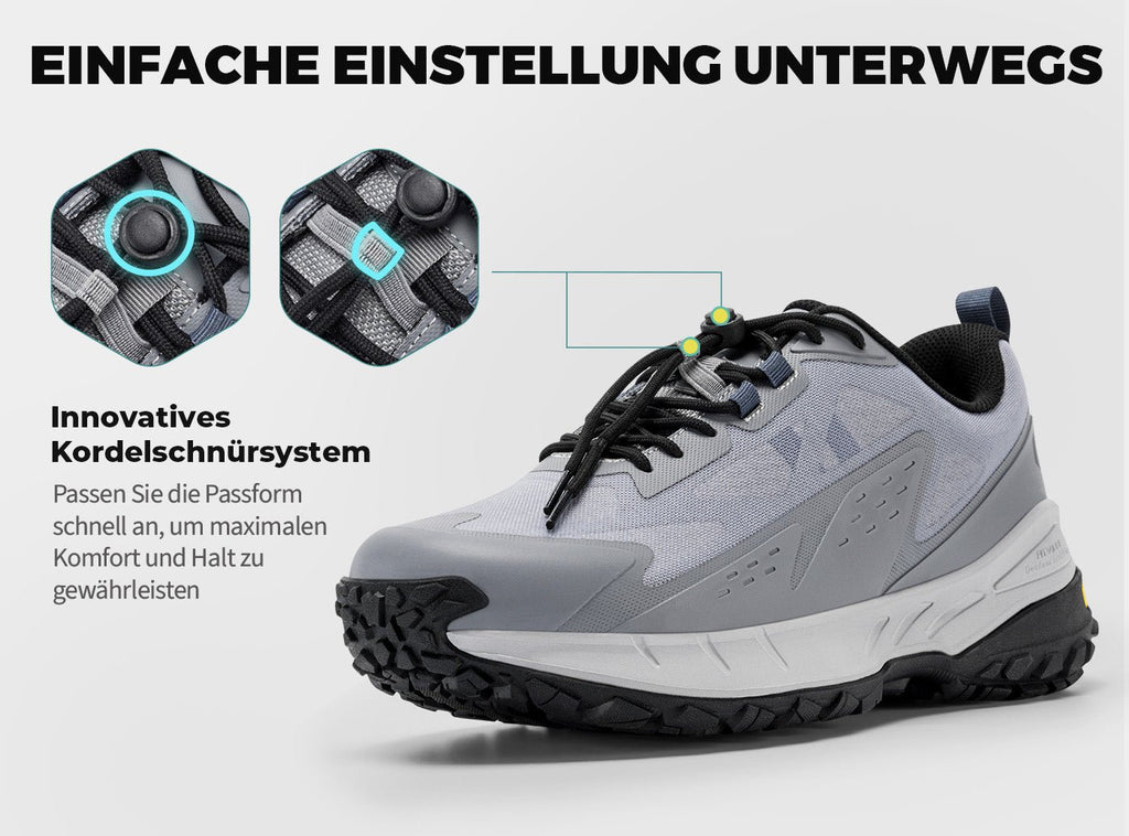 FitVille Herren Low - Top LugMax Wanderschuhe V2 - 21