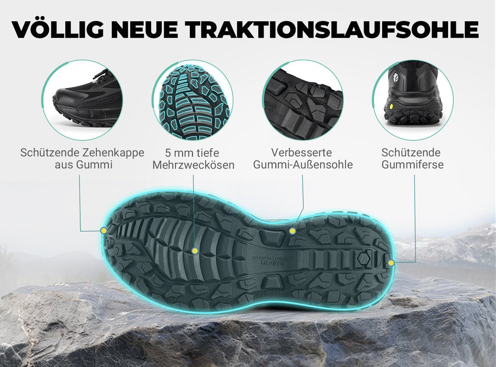 FitVille Herren Low - Top LugMax Wanderschuhe V2 - 7