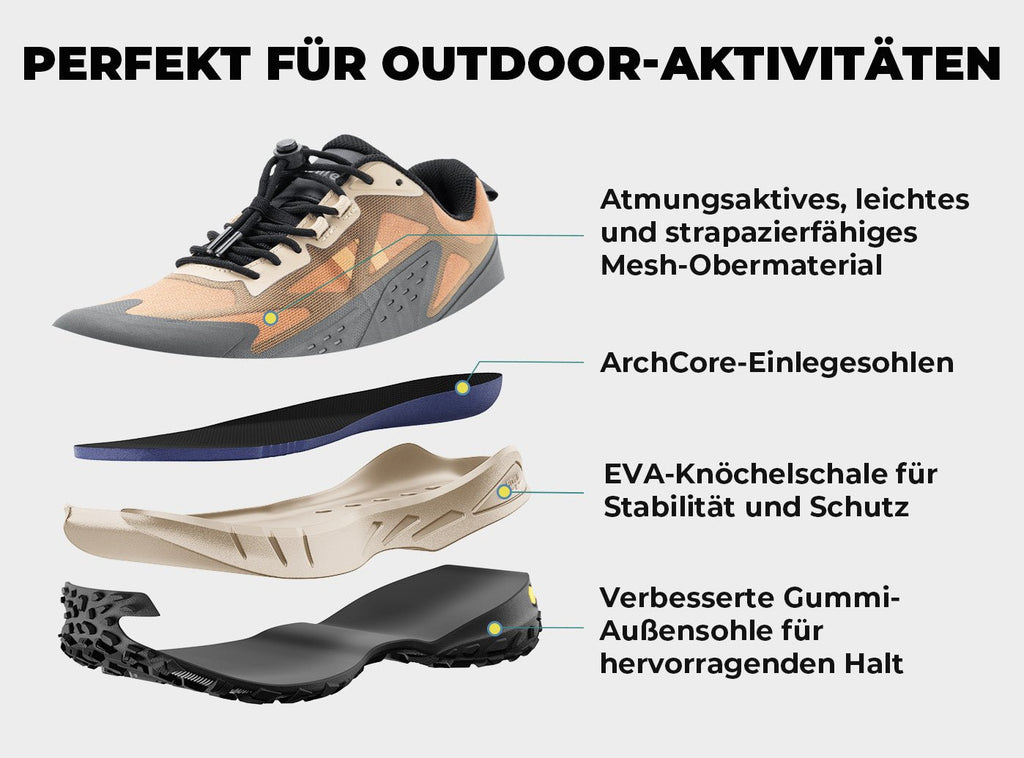 FitVille Herren Low - Top LugMax Wanderschuhe V2 - 14