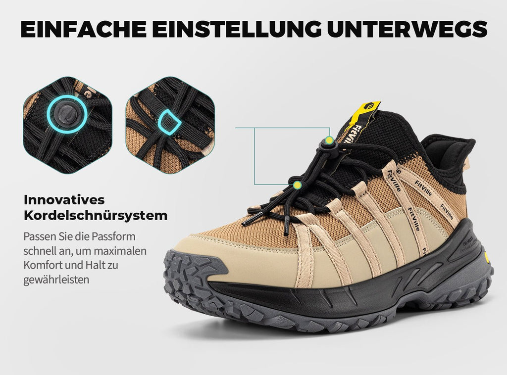 FitVille Herren Low - Top LugMax Wanderschuhe V6 - 15