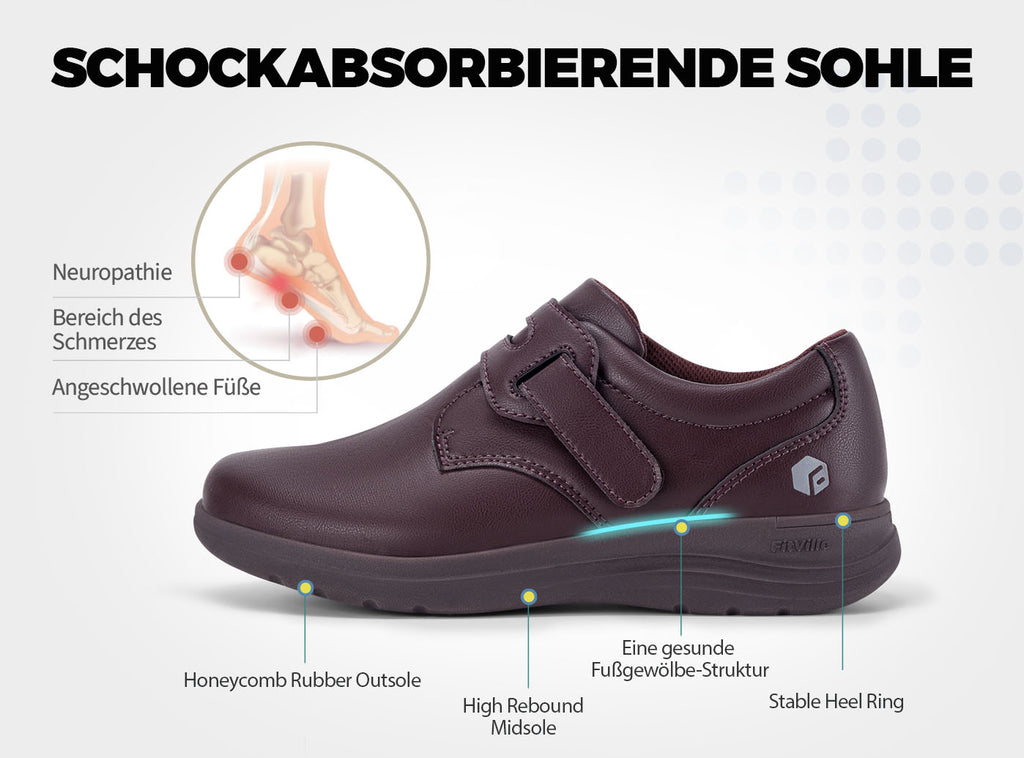 FitVille Damen BriskWalk Elite Turnschuhe V4 - 5