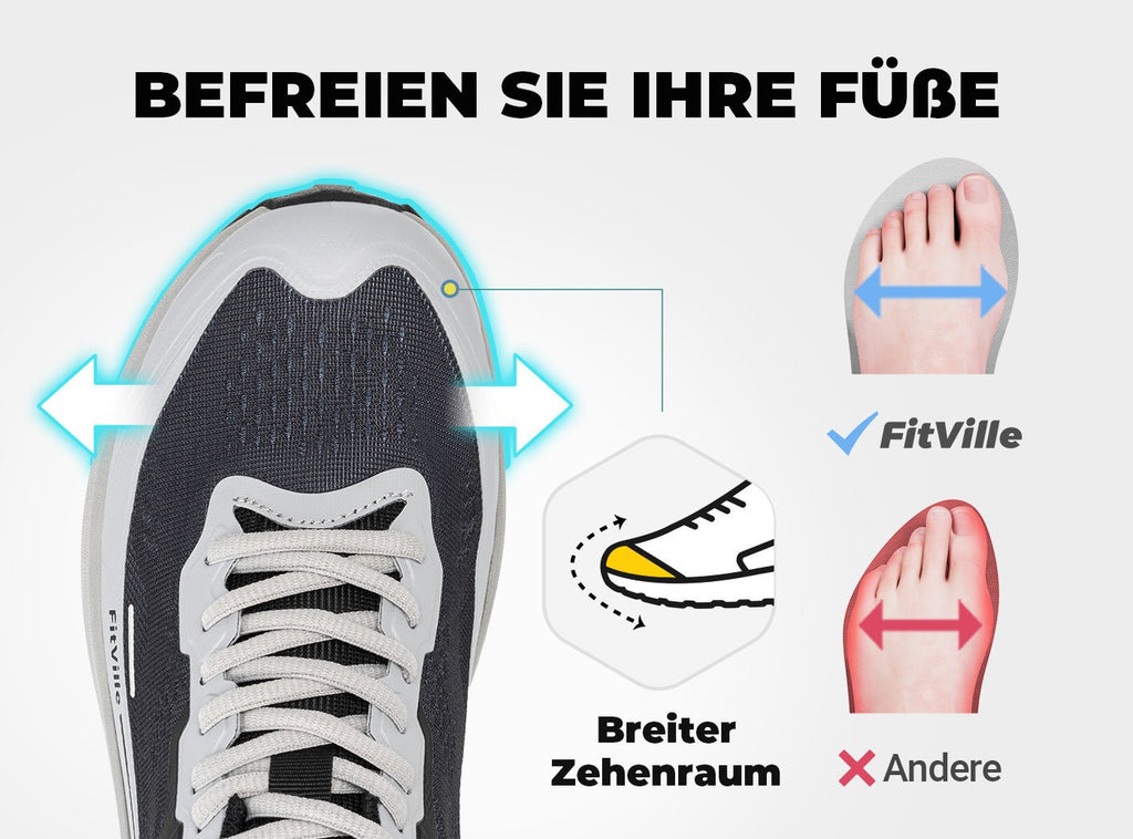 FitVille Herren AllTraction Trail Laufschuhe V5 - 12