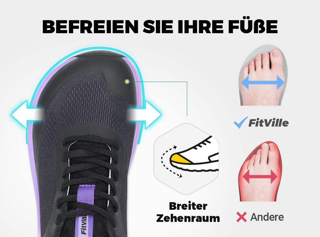 FitVille Damen FlowCore Laufschuhe V5 - 32