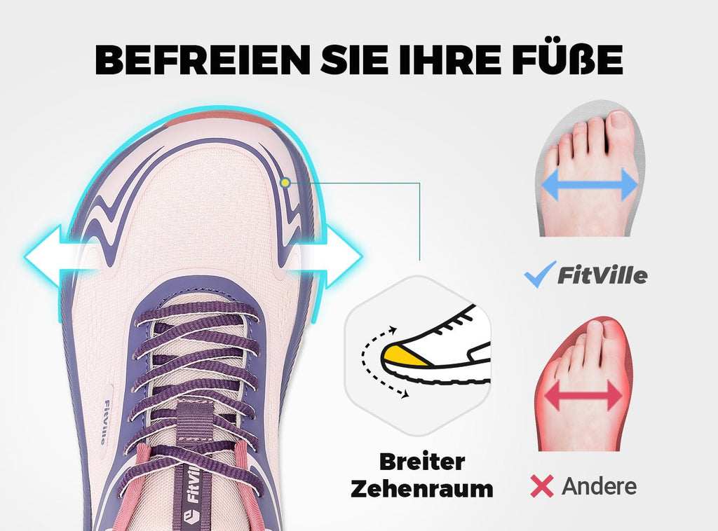 FitVille Damen FlowCore Laufschuhe V6 - 3