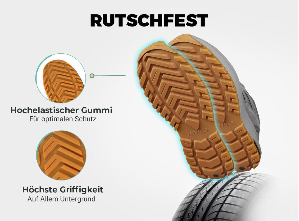 FitVille Herren Low - Top Sturdy Core Wanderschuhe V4 - 25