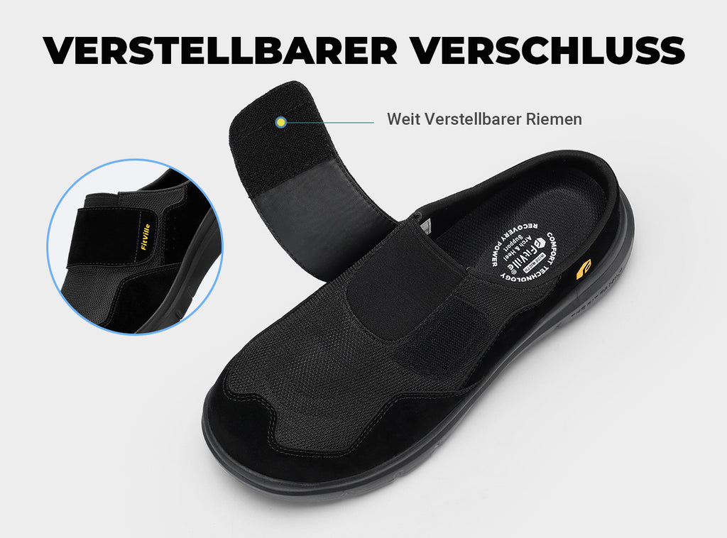 FitVille Herren EasyTop Diabetikerslipper V3 - 20