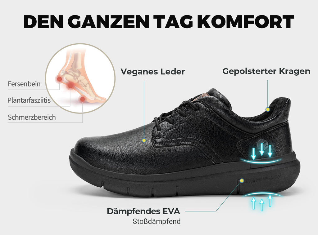 FitVille Men's EasyWalk Slip - On Dress Shoes V2 - 13