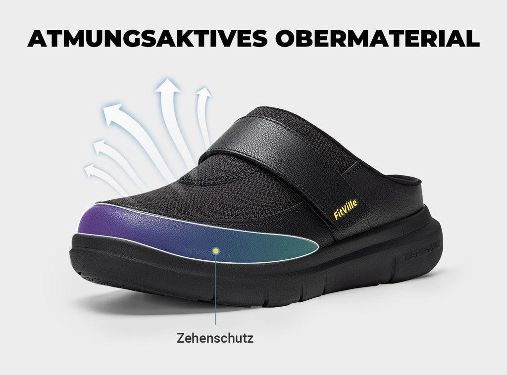 FitVille Herren EasyTop Diabetikerslipper V1 - 16