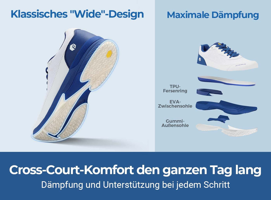 FitVille Herren Court Tennis Amadeus V2 - 4