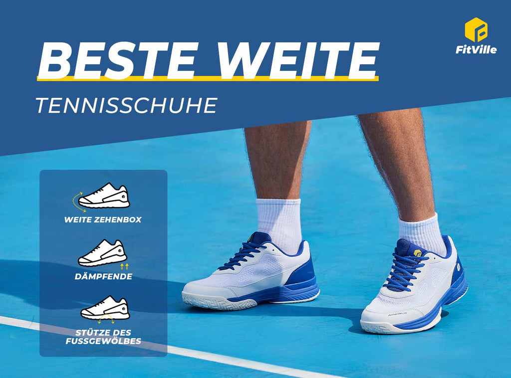 FitVille Herren Court Tennis Amadeus V2 - 3