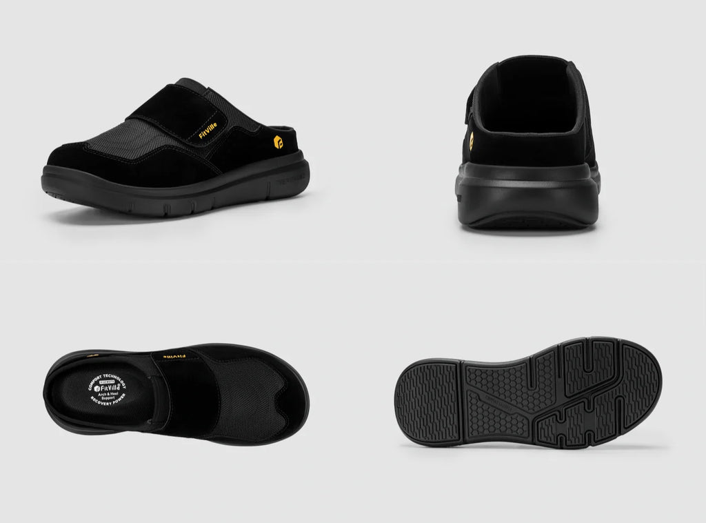 FitVille Herren EasyTop Diabetikerslipper V3 - 7