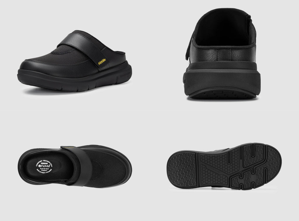 FitVille Herren EasyTop Diabetikerslipper V1 - 8