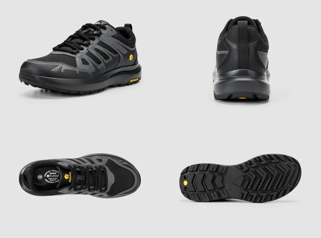 FitVille Herren Low - Top Sturdy Core Wanderschuhe V5 - 17