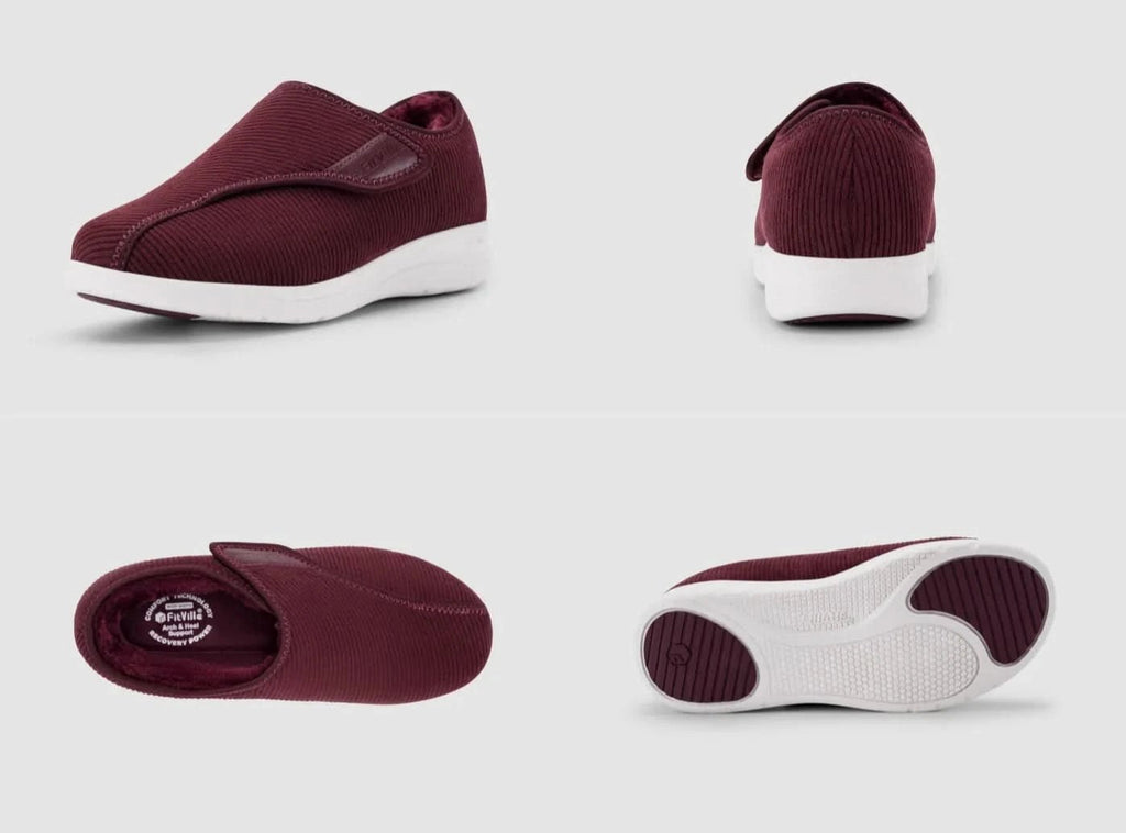 FitVille Damen EasyTop Komfort Hausschuhe V1 - 29