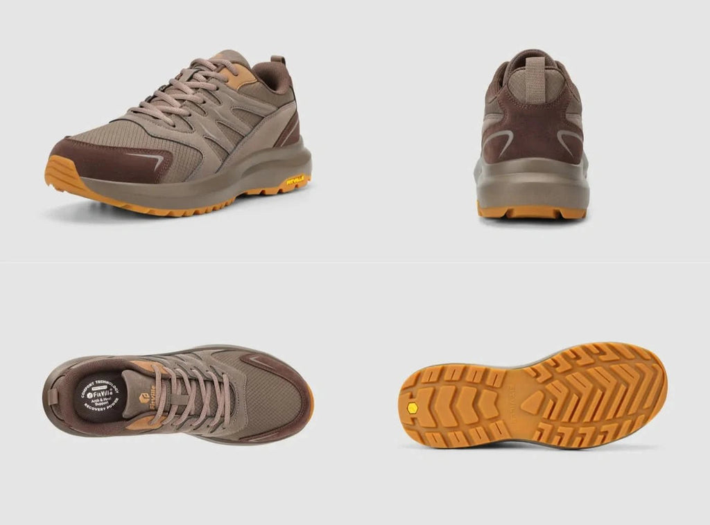 FitVille Herren Low - Top Sturdy Core Wanderschuhe V4 - 17