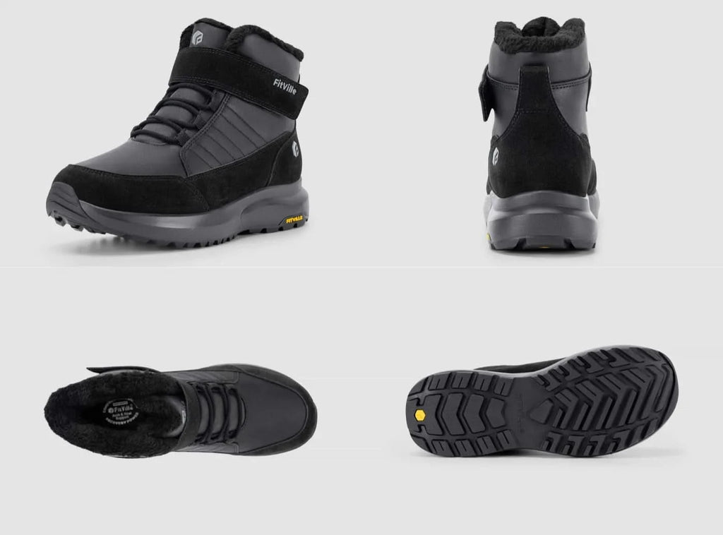 FitVille Herren CozyCore Winterstiefel V8 - 9