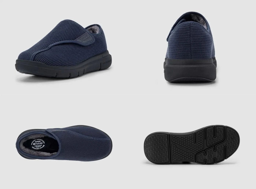 FitVille Herren EasyTop Komfort Hausschuhe V1 - 29