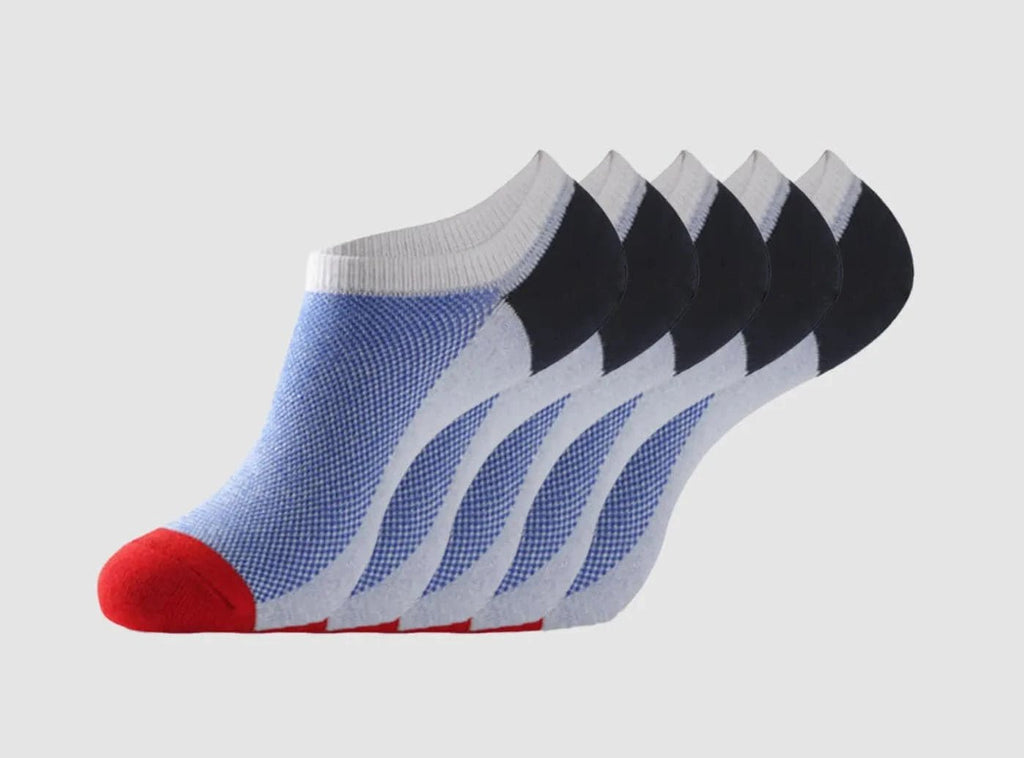 FitVille Low Cut Knöchel Socken 5 - Paar Bundle - 8