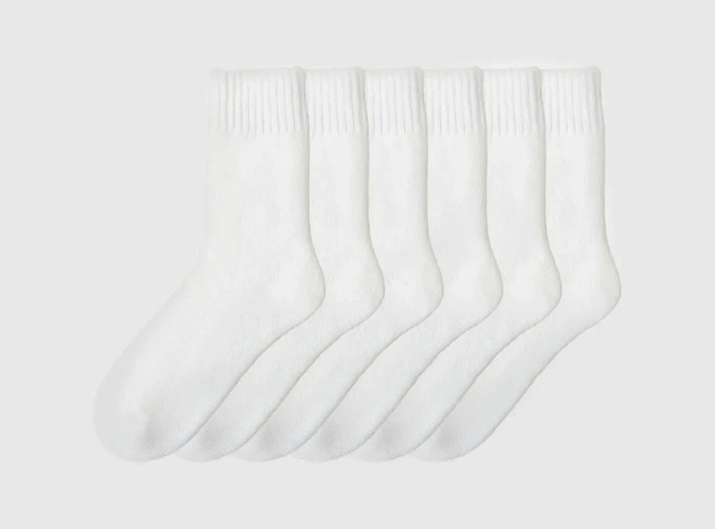 FitVille Damen Cozy Winter Fleece - gefüttert Crew Socken 3 - Paar Bundle - 8