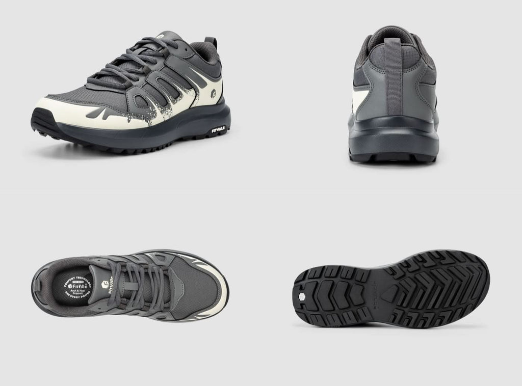 FitVille Herren Low - Top Sturdy Core Wanderschuhe V5 - 8