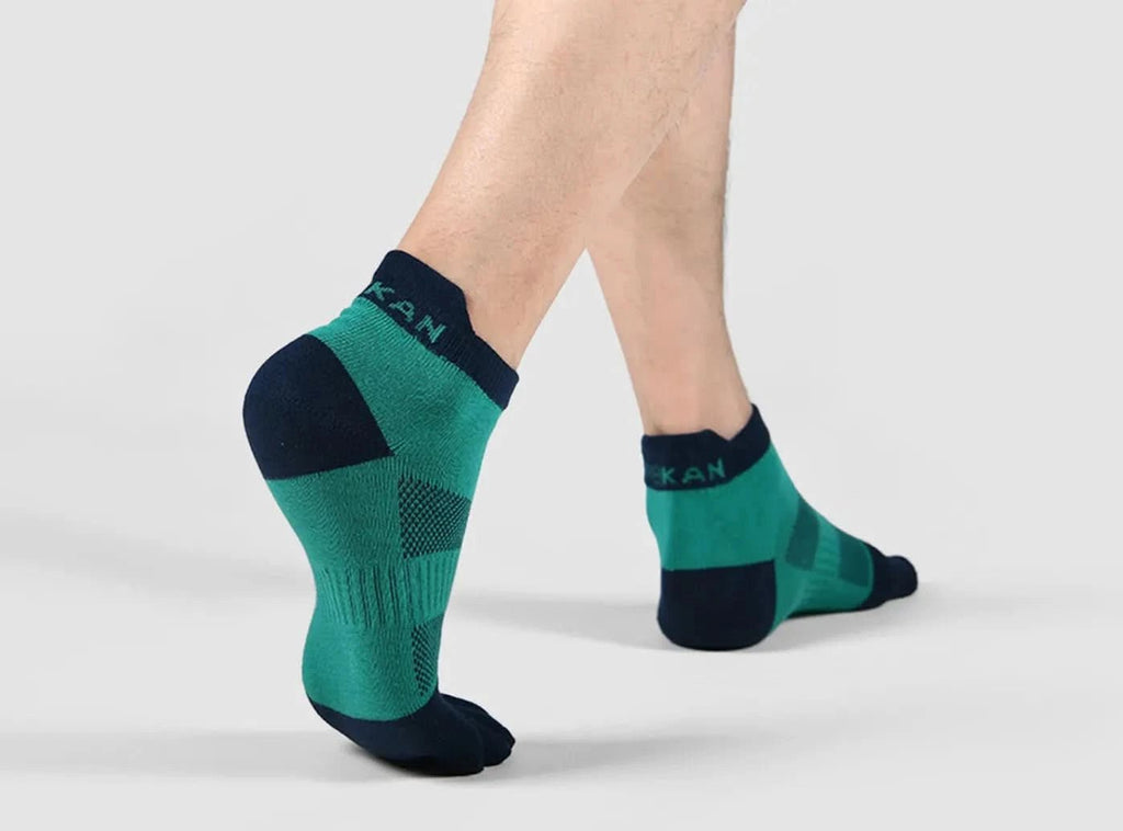 FitVille Unisex Five - Toe Anti - Odor Schweiß - absorbierende Socken 2 - Paar Bundle - 5