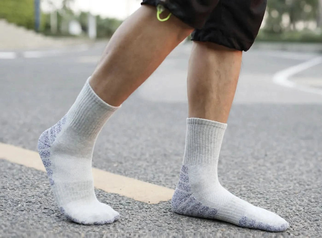 FitVille Herren Mid - Calf Athletic Socken 3 - Paar Bundle - 4