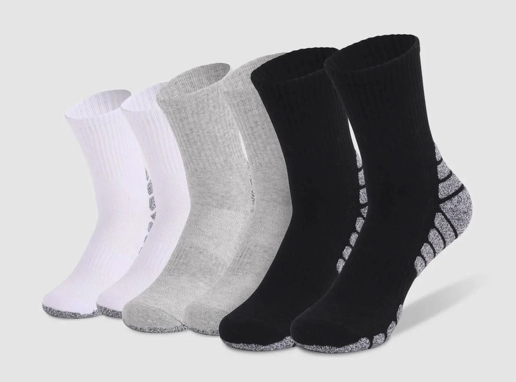 FitVille Herren Mid - Calf Athletic Socken 3 - Paar Bundle - 1