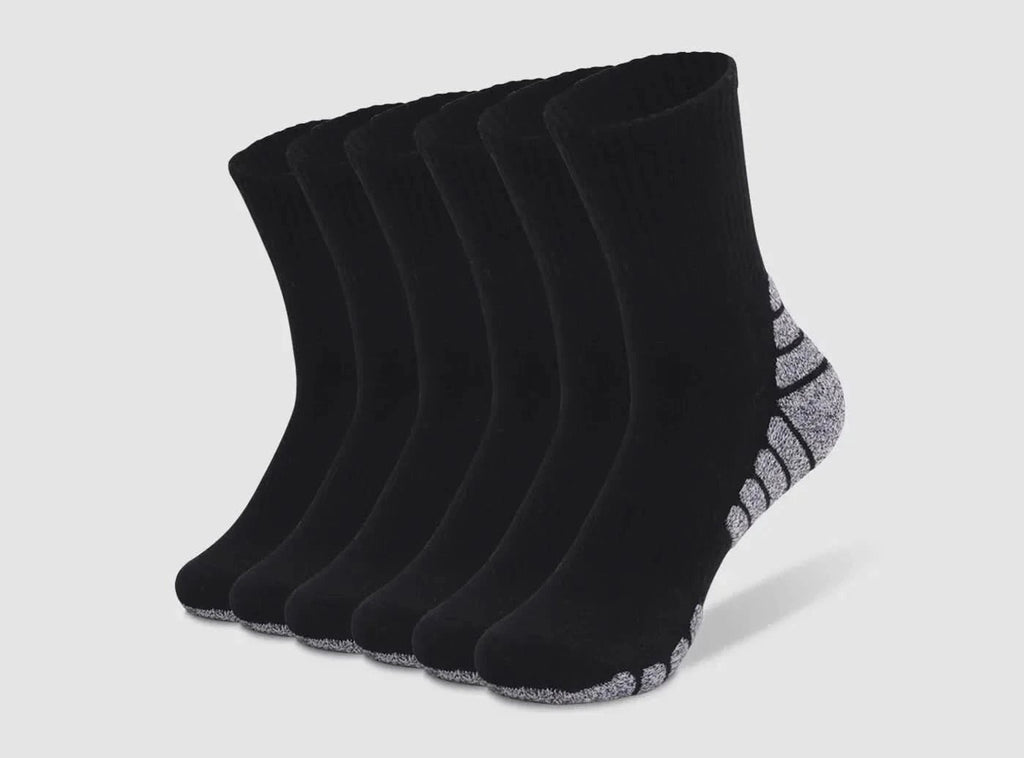 FitVille Herren Mid - Calf Athletic Socken 3 - Paar Bundle - 18