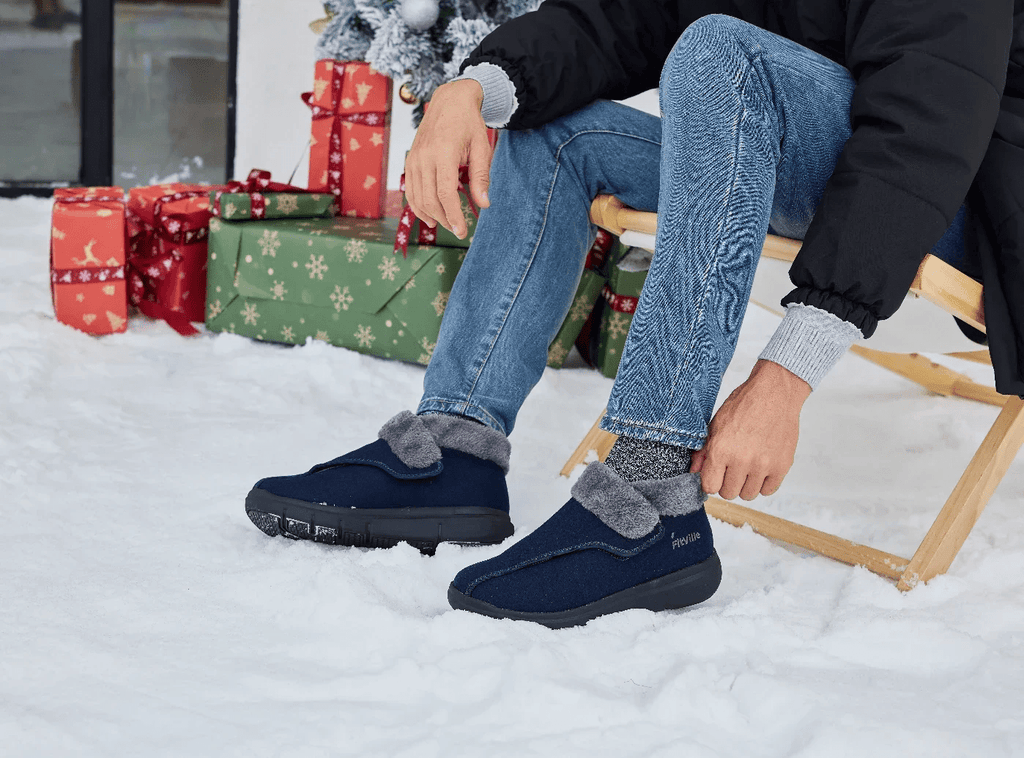 FitVille Herren EasyTop Diabetiker Winterstiefel V3 - 12