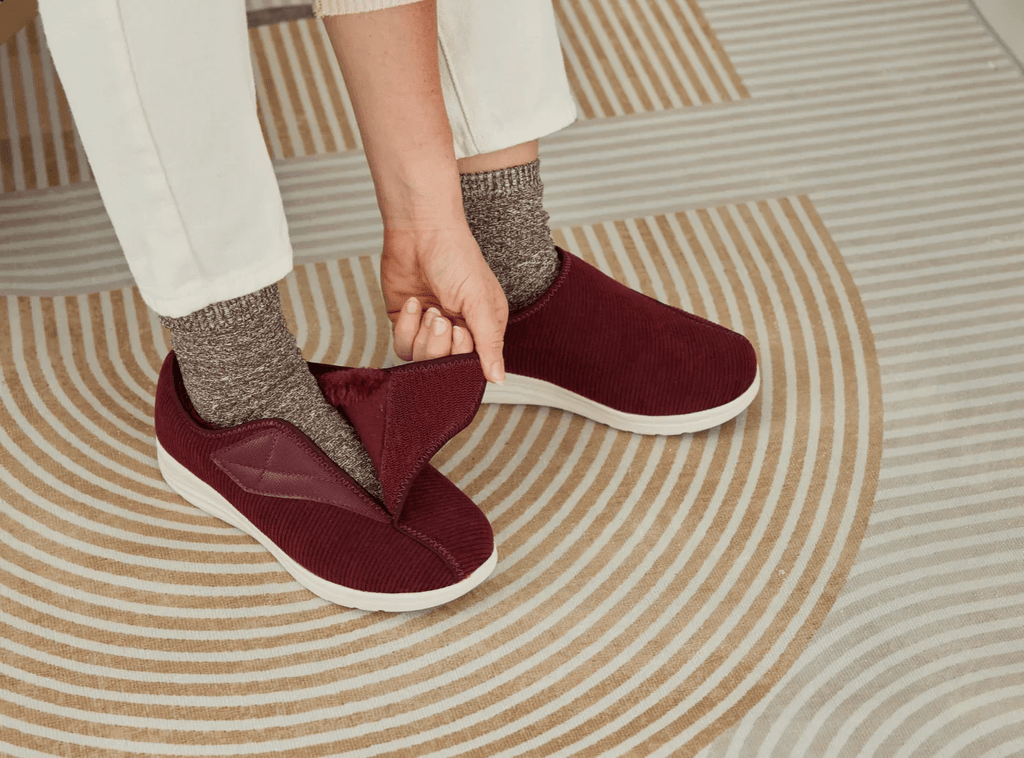 FitVille Damen EasyTop Komfort Hausschuhe V1 - 22