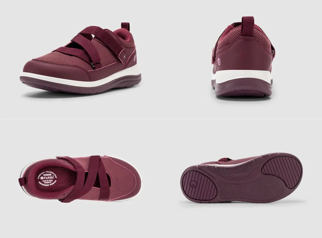 FitVille Damen EasyTop StrapEase Diabetikerschuhe V11 - 19