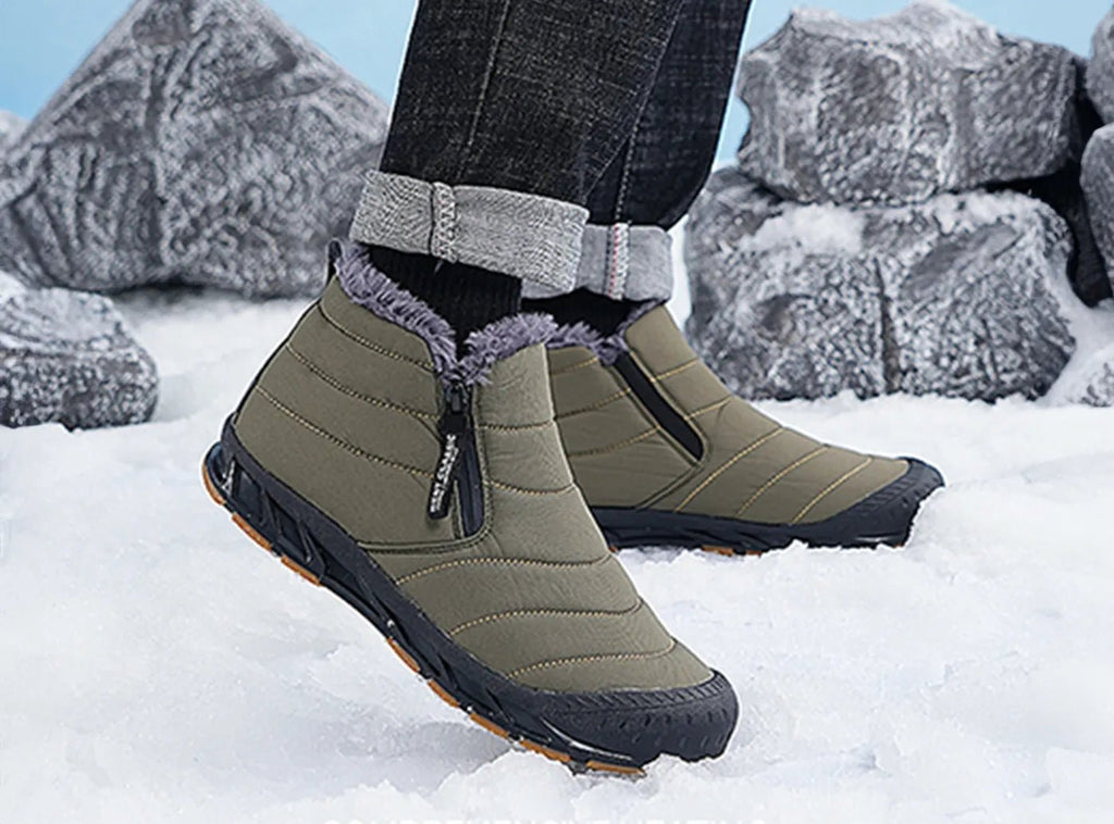 FitVille Herren Retro - Schneestiefel mit runder Spitze - 2