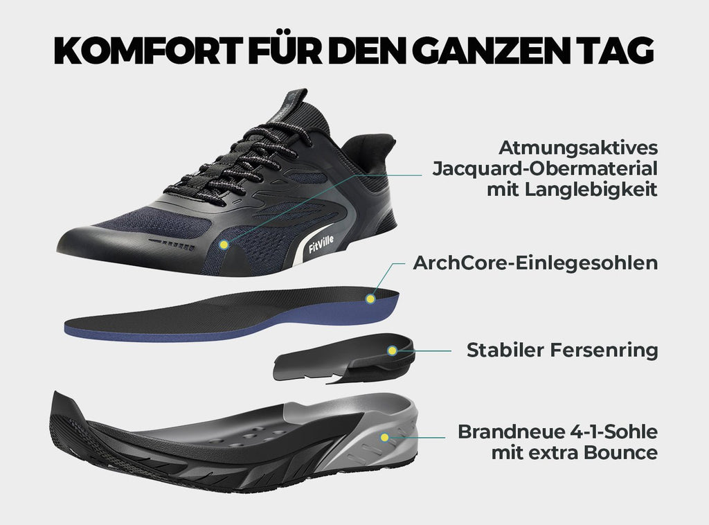 FitVille Herren Rebound Neo Wanderschuhe V3 - 14
