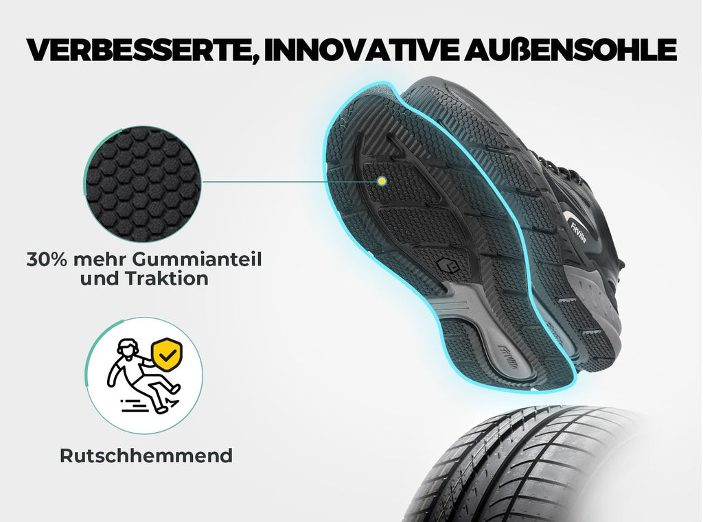 FitVille Herren Rebound Neo Wanderschuhe V3 - 17