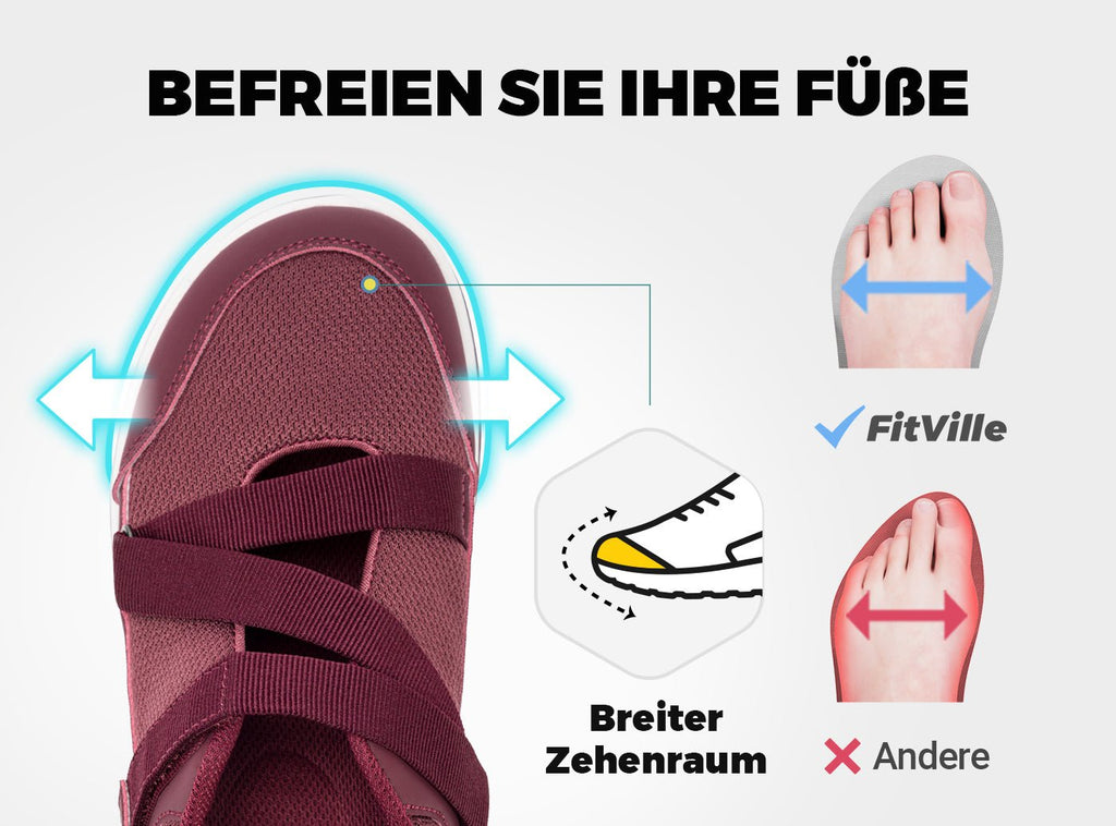 FitVille Damen EasyTop StrapEase Diabetikerschuhe V11 - 3