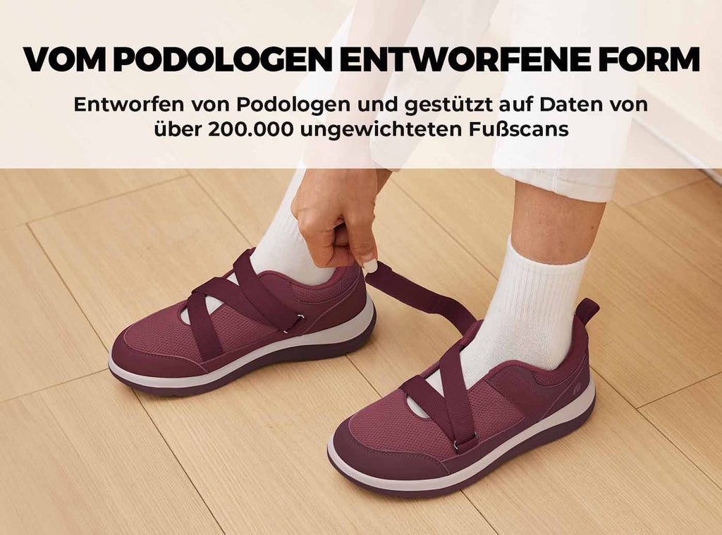 FitVille Damen EasyTop StrapEase Diabetikerschuhe V11 - 18