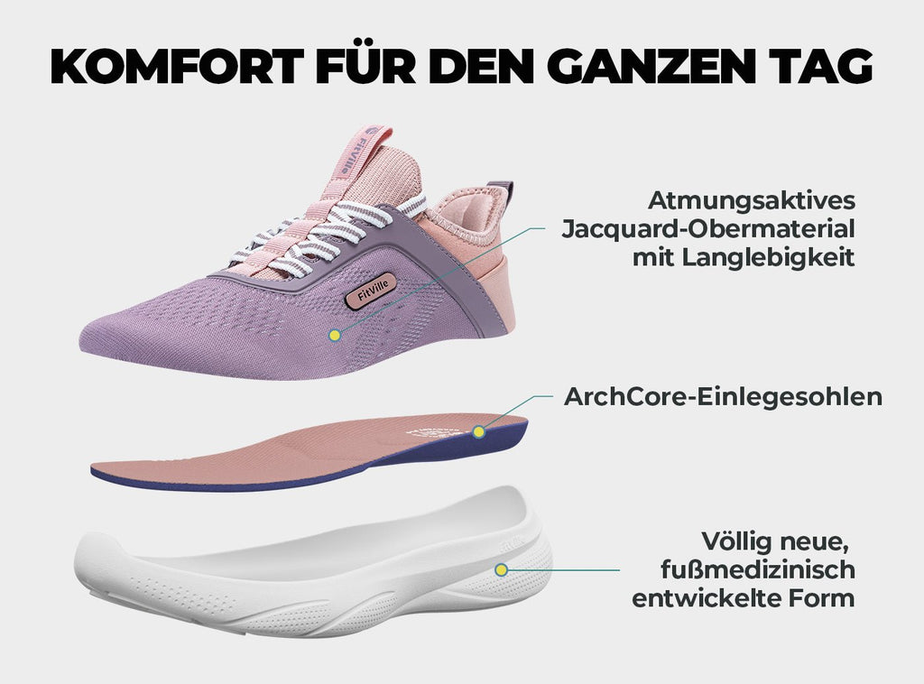 FitVille Damen ZephyrLite Wanderschuhe V1 - 13