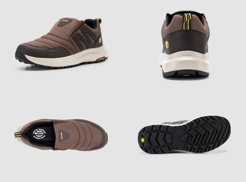 FitVille Herren Explorer Outdoor Slip - On Schuhe V2 - 16