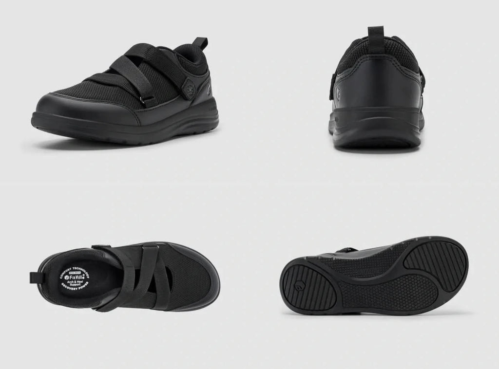 FitVille Damen EasyTop StrapEase Diabetikerschuhe V11 - 9